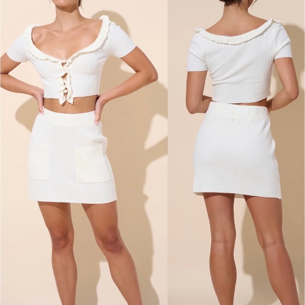🕊️NWT // Everyday Sunday Ribbed Bikini Cover Set🕊️
